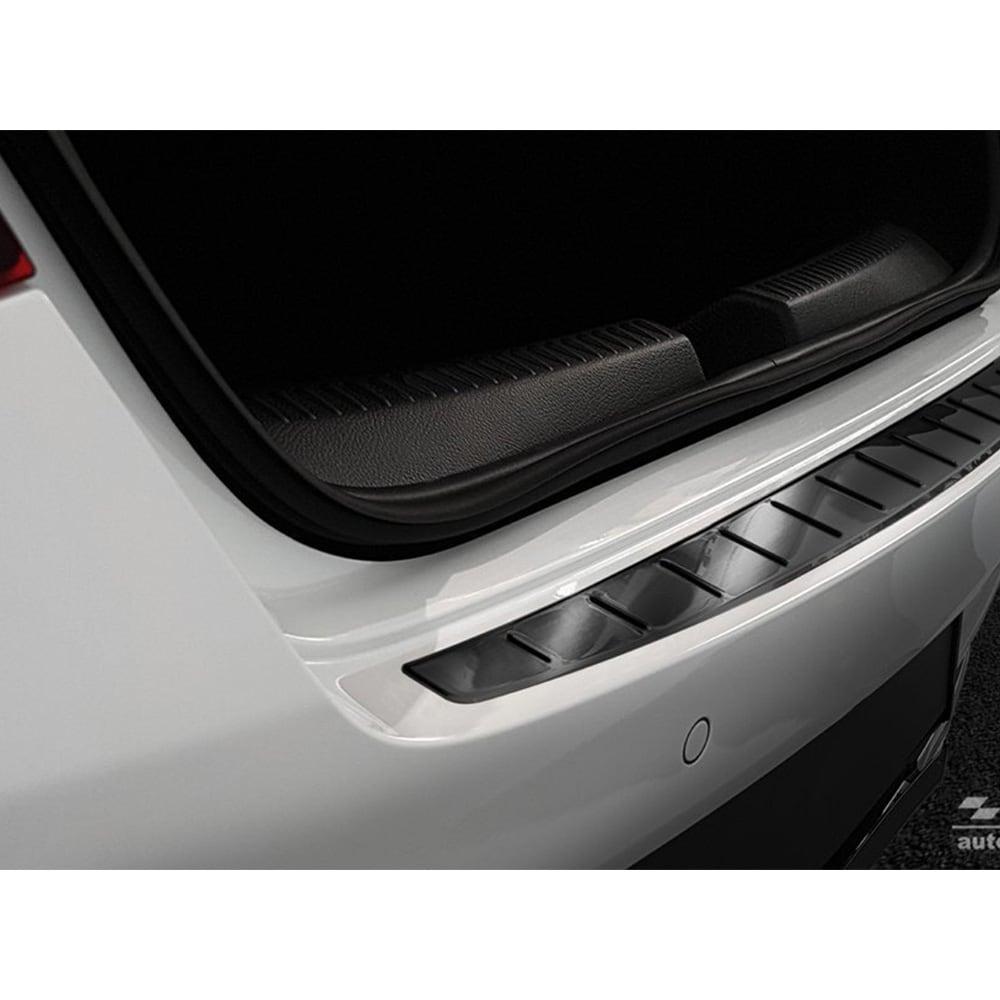 Black Brushed Steel Rear Bumper Protector Mercedes CLA C118