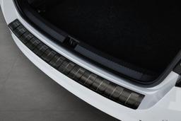 Black Brushed Steel Rear Bumper Protector Skoda Fabia Estate