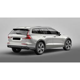 Svart Lastebeskyttelse børstet stål Volvo V60