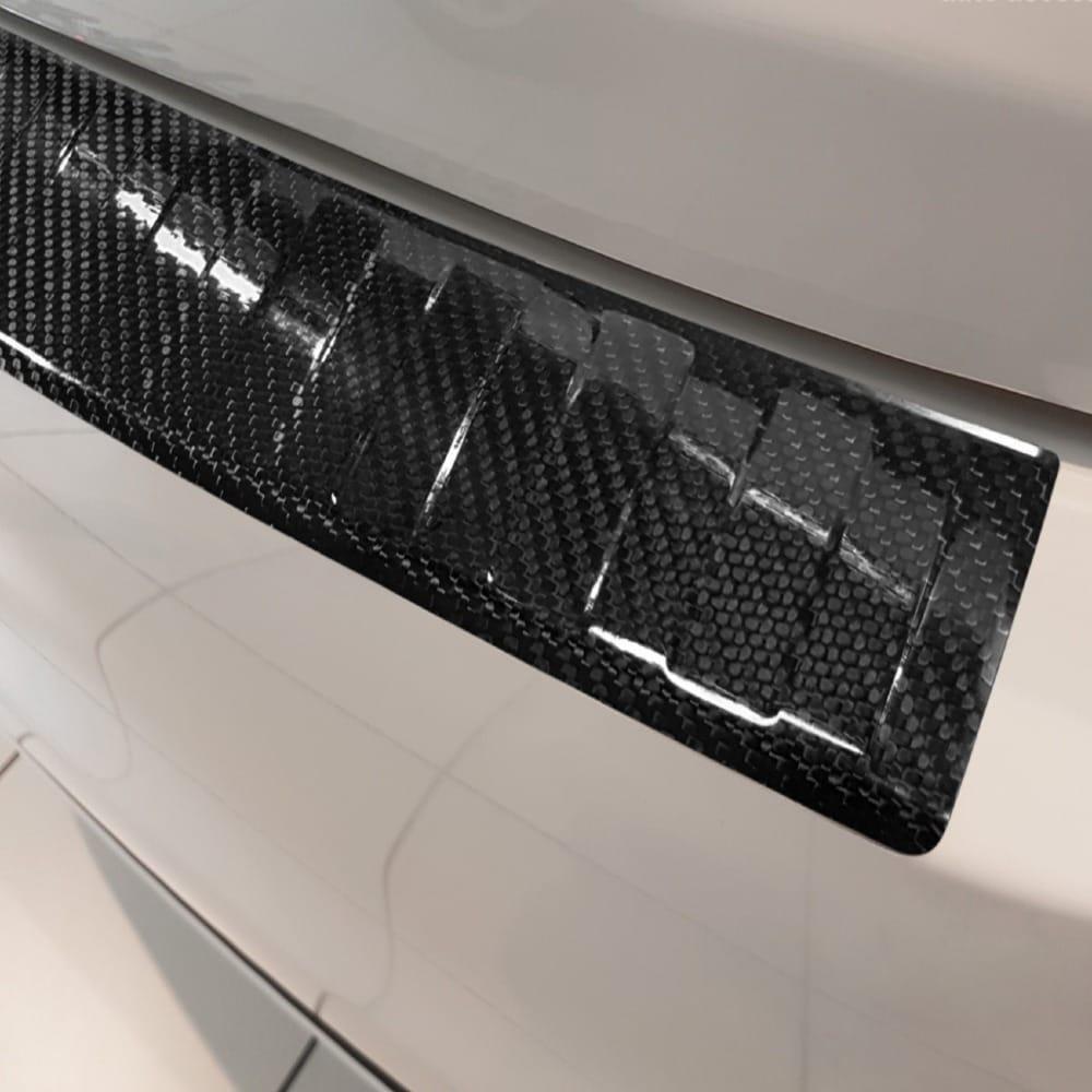 Carbon Fiber Rear Bumper Protector Fiat 500 Facelft