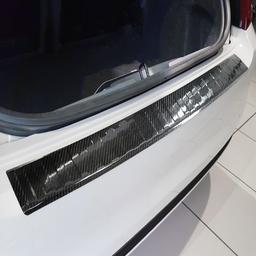 Carbon Fiber Rear Bumper Protector Fiat 500 Facelft