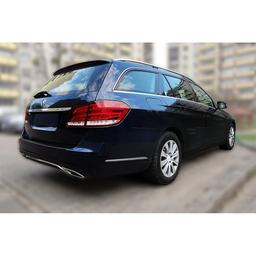 Rear bumper protector Mercedes E Class W212 T-Model FL