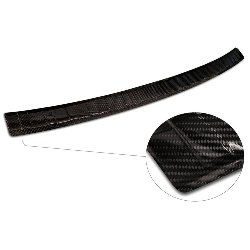 Black Carbon Fiber Rear Bumper Protector Audi Q2