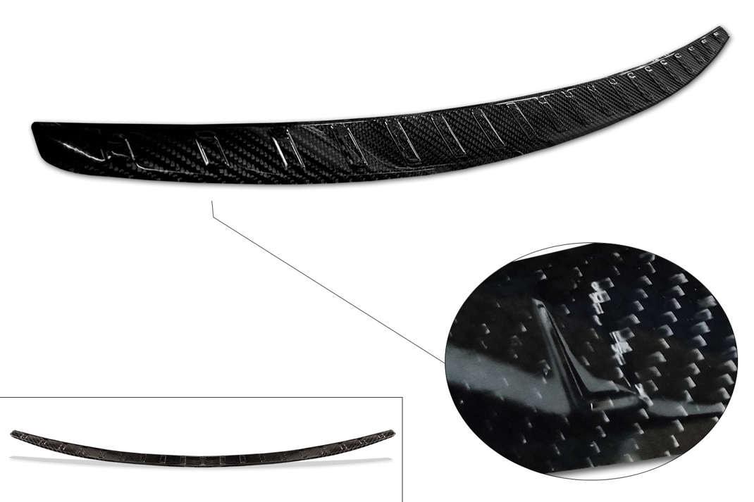 Rear bumper protector Mercedes C-Class V sedan (W206)