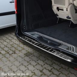 Lastskydd blanksvart stål till Mercedes V-klass W447