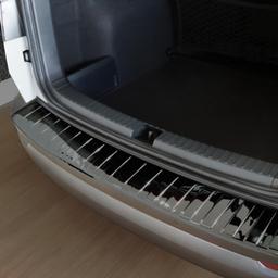 Lastebeskyttelse skinnende sort børstet stål Audi Q5