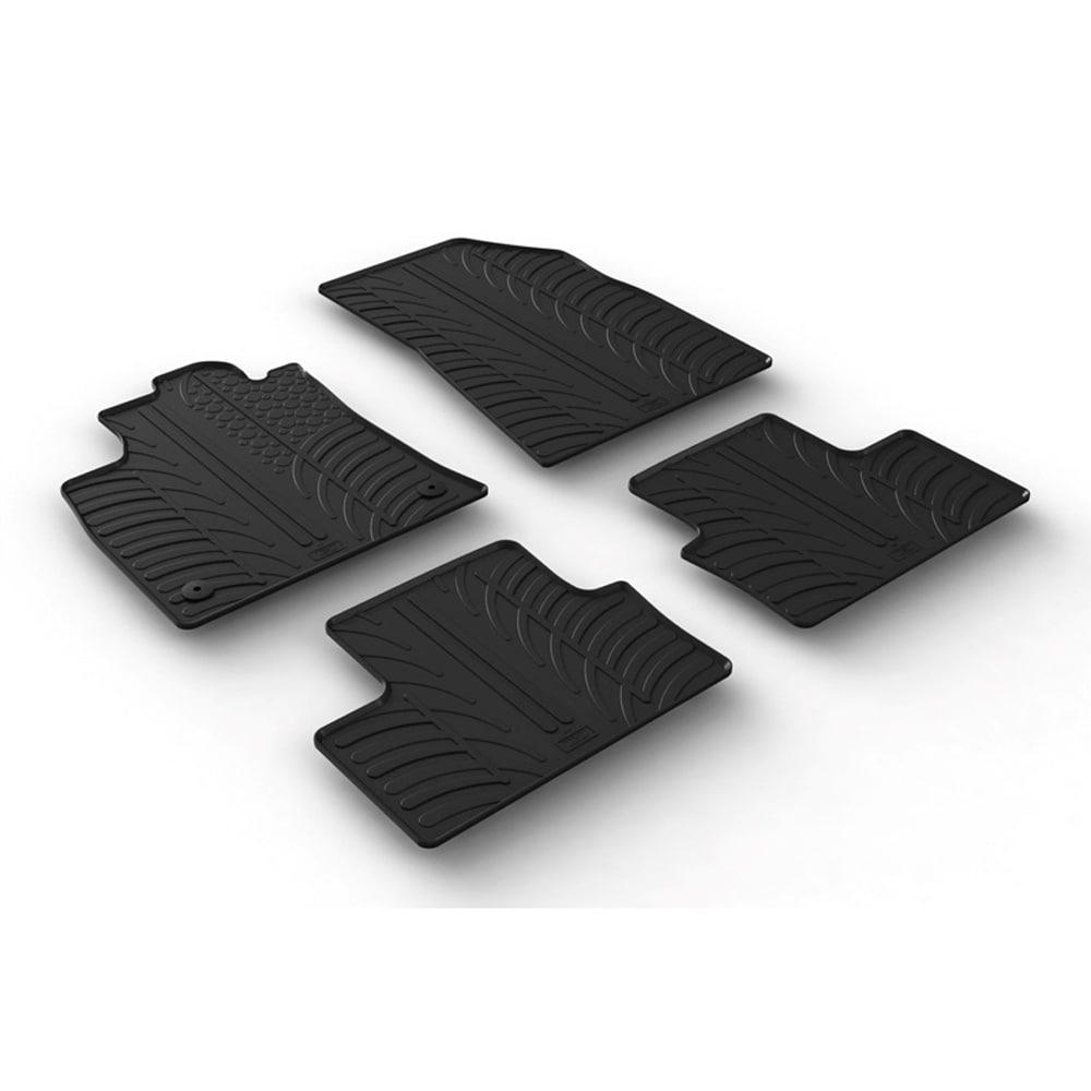 Rubber Floor Mats - Renault Clio V HB
