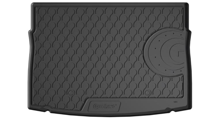 Bagagerumsmatta Gummi VW Golf VII Hatchback 3/5-dörrar inkl. e-Golf (Övre del av rörligt golv)