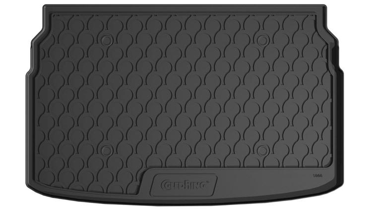 Bagagerumsmatta Gummi VW T-Cross (Nedre del av rörligt golv)