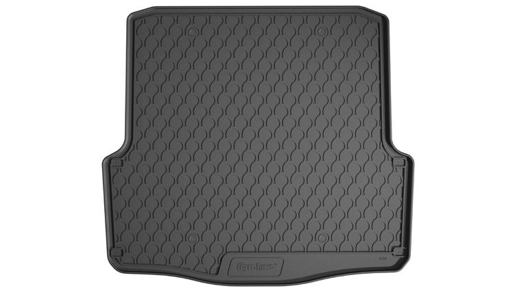 Bagagerumsmatta Gummi Skoda Octavia II Kombi (Nedre del av rörligt golv)