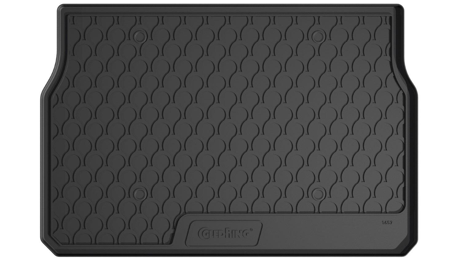 Bagasjeromsmatte Gummi Peugeot 208 Hatchback 5 dører