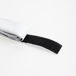 Curtain for windshield red/white