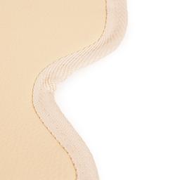 Motorklädsel Läderlook Beige