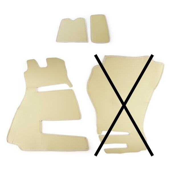 Motorklädsel Läderlook Beige