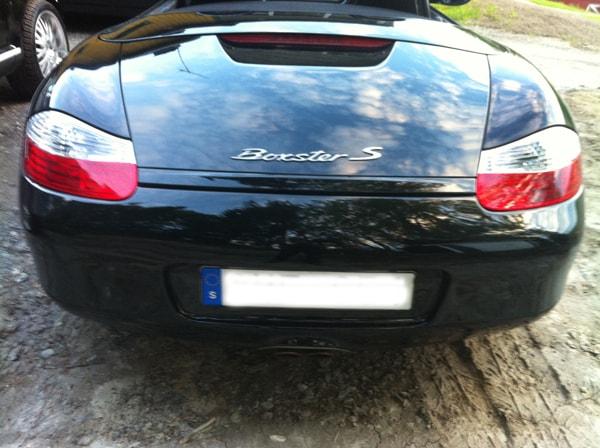 Takalamput  Led  punainen /kirkas  Porsche Boxster