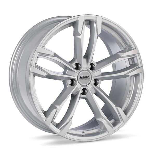Complete wheel set of Ocean F5 Silver