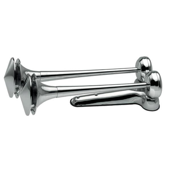 Ruostumaton tupla äänitorvi