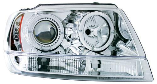 Ajovalot kromattu Jeep Grand Cherokee