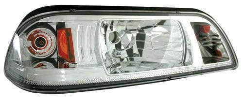 Ajovalot kromattu Ford Mustang