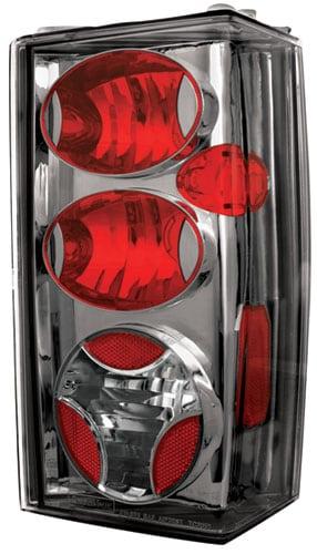 Baklampor platinum/svart Jeep Cherokee