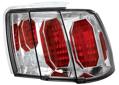 Baklampor krom Ford Mustang