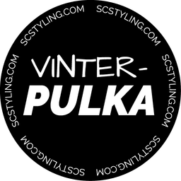 Rund dekal - Vinterpulka