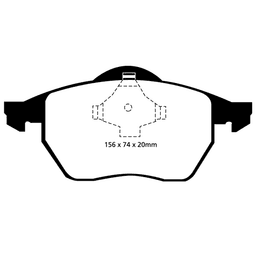 EBC Bromsbelägg FRAM - VW Golf III