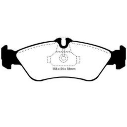 EBC Bremseklods bag - Mercedes