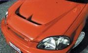 Bonnet glasfibre with air intake