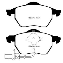 EBC Brake pads Front - Audi