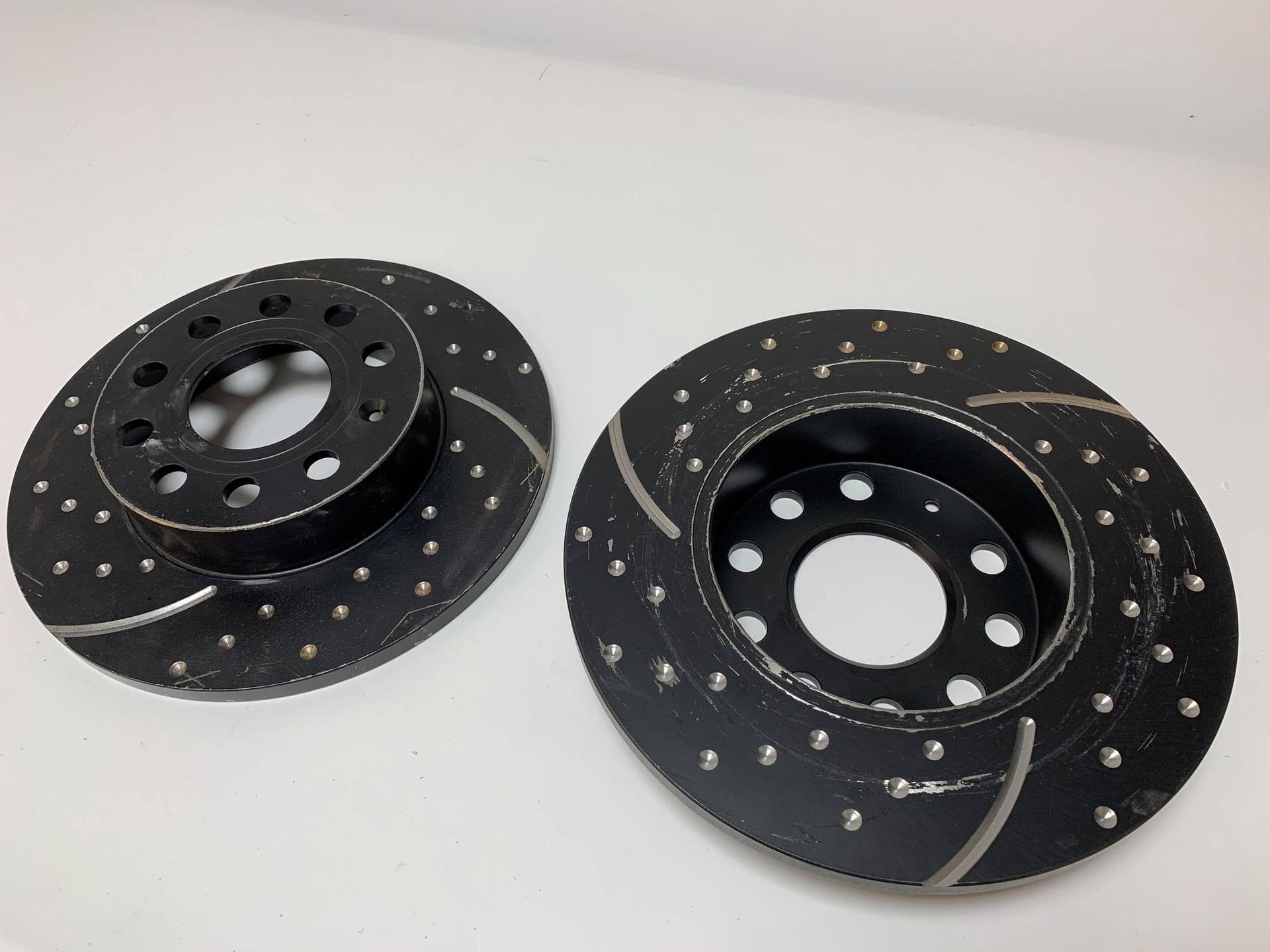 EBC Turbo Groove Jarrulevyt taakse Audi A3 8P