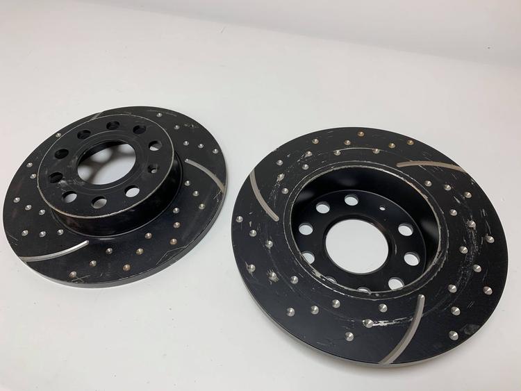 EBC Turbo Groove Jarrulevyt taakse Audi A3 8P