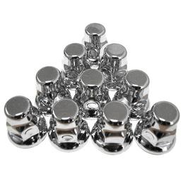 10-pakkaus Renkaan mutterisuojia/ metalli 33mm