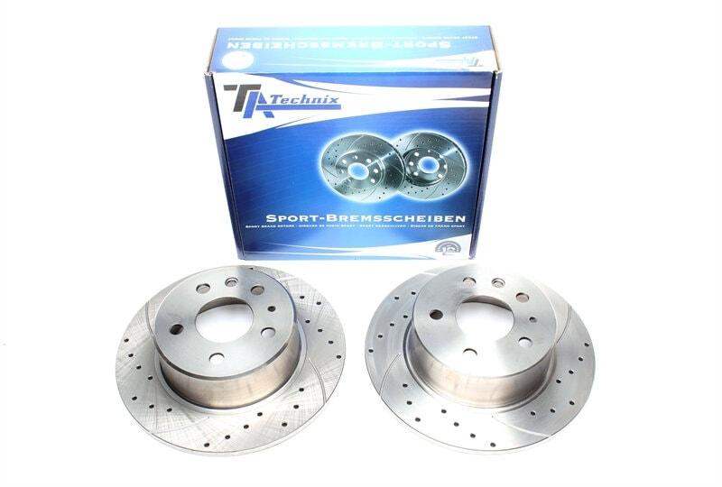 Sportbromsskivor Bak till Mercedes W126