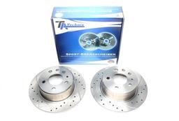 Sportbromsskivor Bak till Mercedes W126