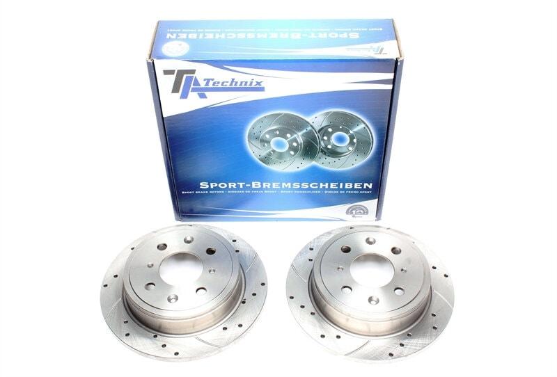 High performance brake discs Rear to Honda CRX