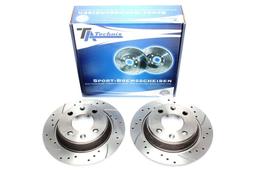 High performance brake discs Rear to Saab 9000