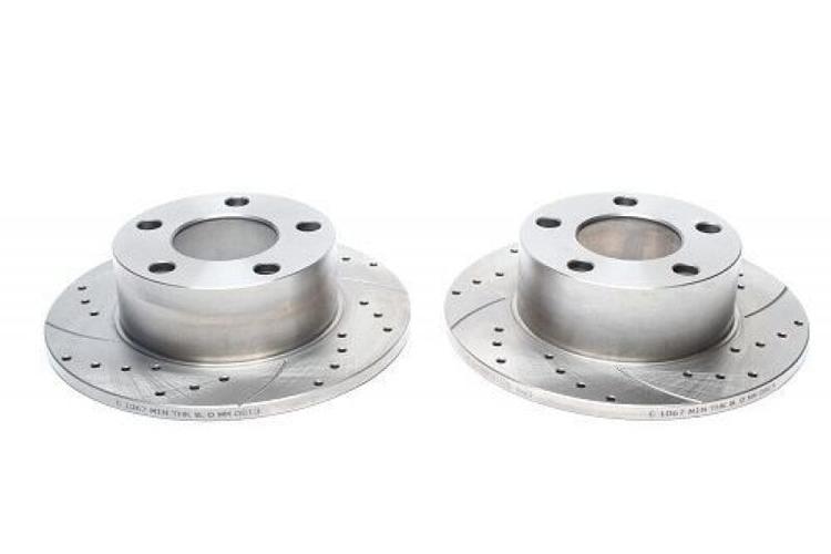 High performance brake discs Rear to VW Passat