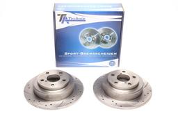 High performance brake discs Rear to Subaru Imprzea