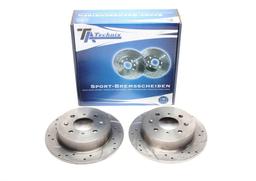High performance brake discs Rear to Honda CRX