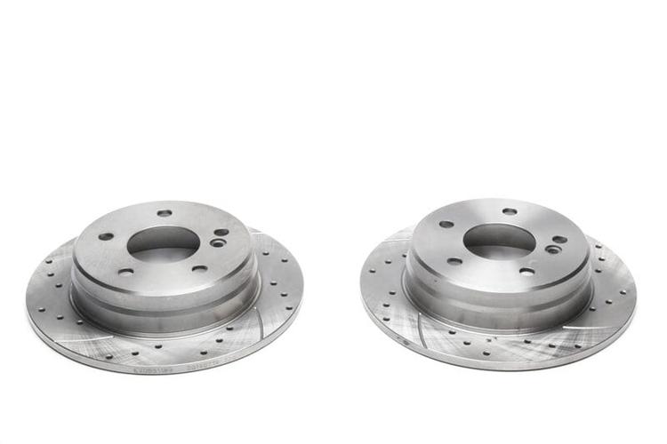 Sportbromsskivor Bak till Mercedes C-Klass W202