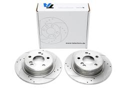 Sportbromsskivor Bak till Mercedes 190/SL