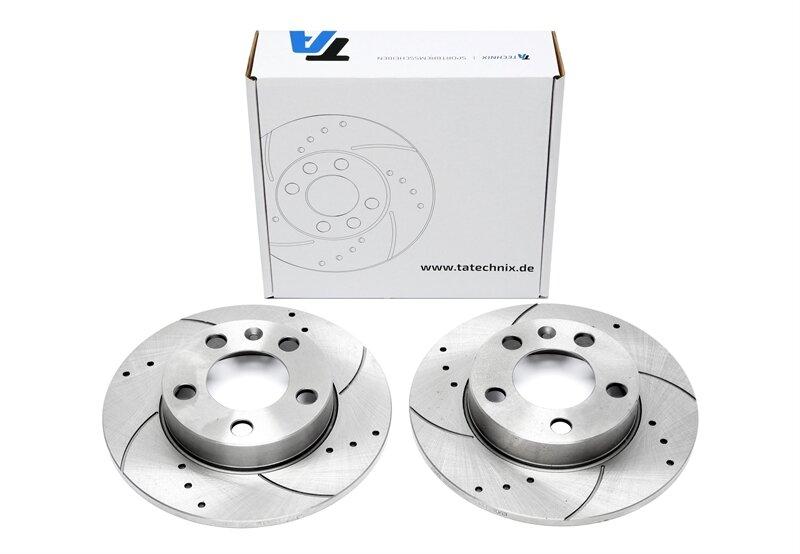 High performance brake discs Rear to Audi A1