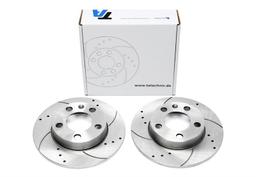 High performance brake discs Rear to Audi A1