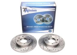 High performance brake discs Rear to Peugeot 405