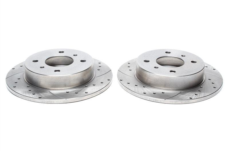 High performance brake discs Rear to Nissan Almera