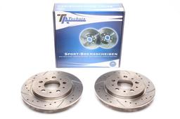 High Performance Brake Discs Rear that fits Volvo 740 / 940 / 940 II / 960 / 960 II