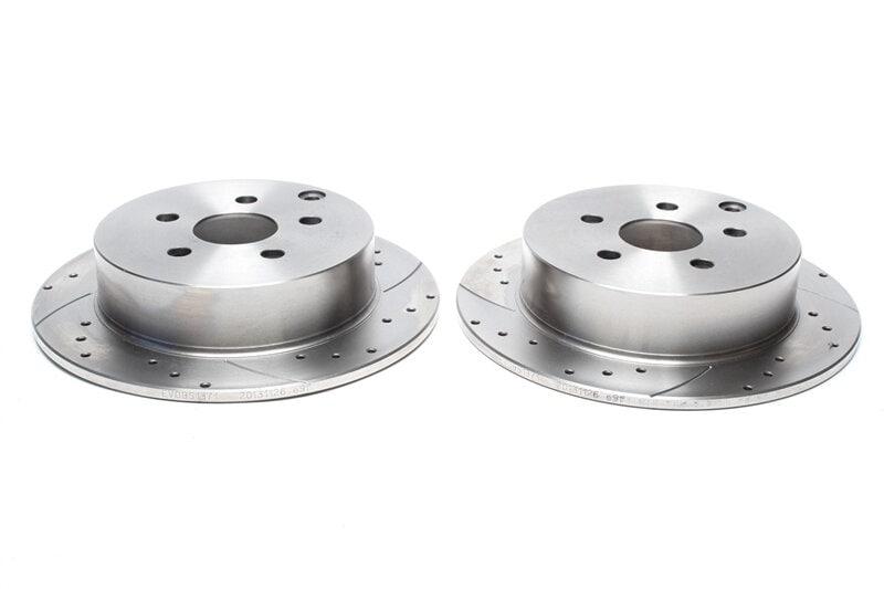 High performance brake discs Rear to Toyota Prius