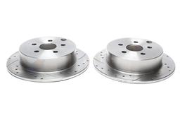 High performance brake discs Rear to Toyota Prius