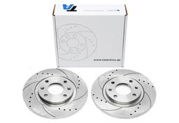 High performance brake discs Front to Peugeot Partner
